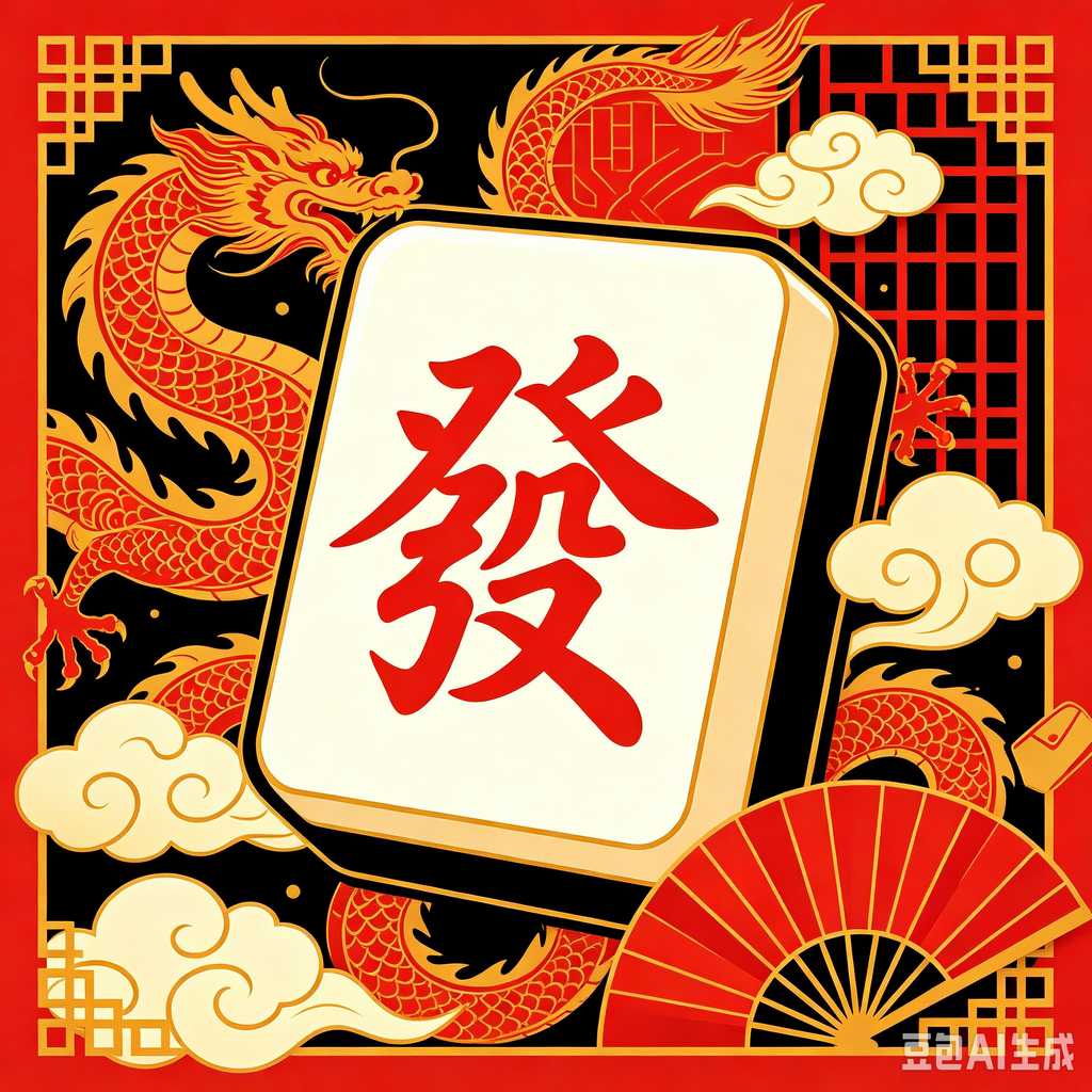 hand painted mahjong tiles