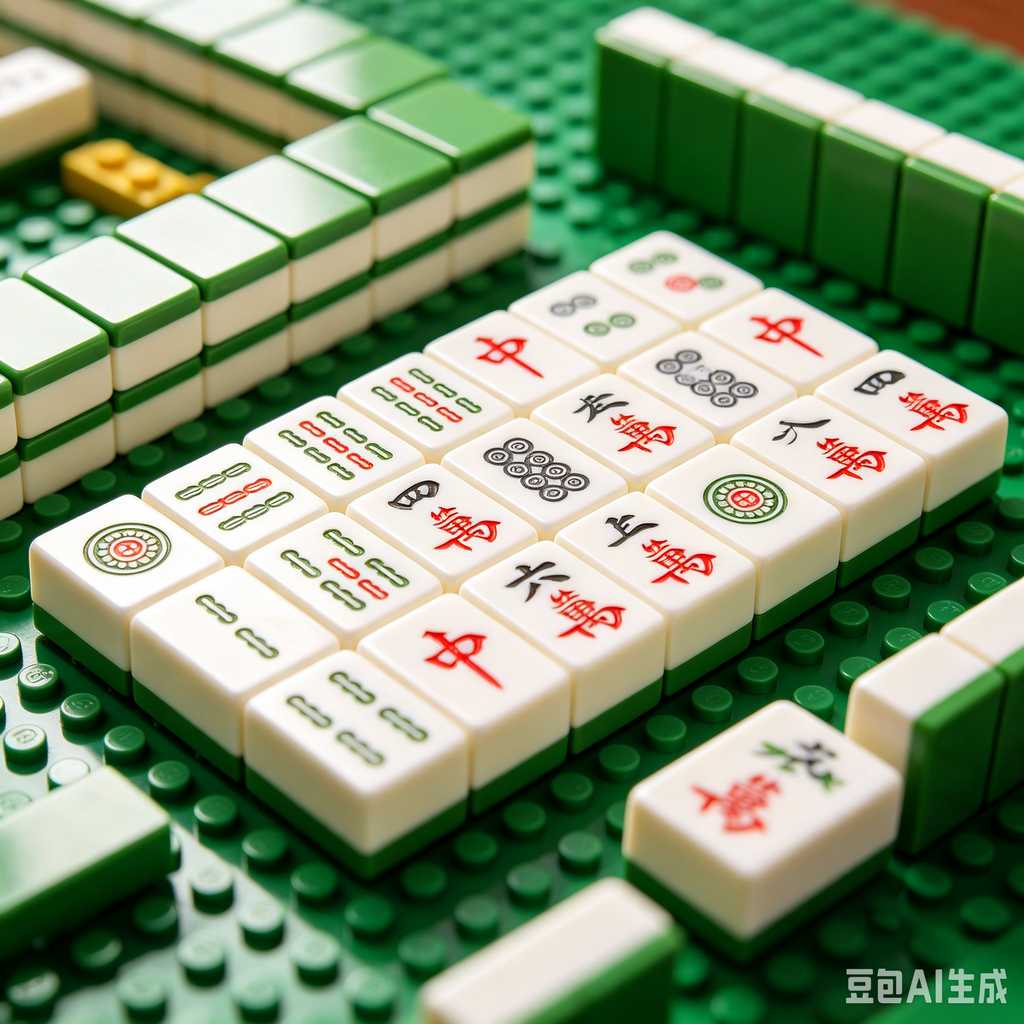 dual color mahjong tiles